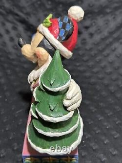 Enesco Disney Traditions Mickey Père Noël Jolly Ol' St. Mick SIGNÉ