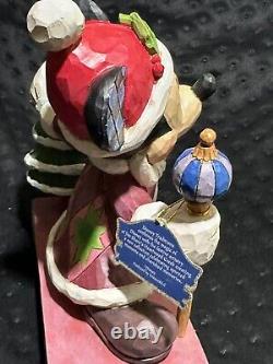 Enesco Disney Traditions Mickey Père Noël Jolly Ol' St. Mick SIGNÉ