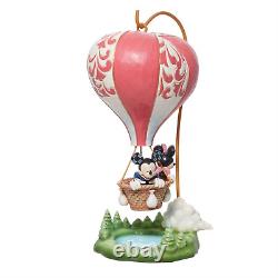 Enesco Disney Traditions, Mickey et Minnie Ballon en Cœur, Figurine, 9,5 pouces de hauteur