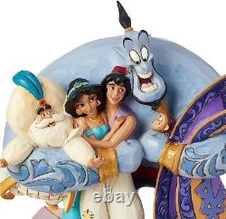 Enesco Disney Traditions Par Jim Shore Aladin Group Hug Figurine, 7.87 Inch