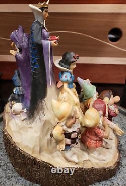 Enesco Disney Traditions Par Jim Shore Bois Sculpté Blanche-neige Figurine