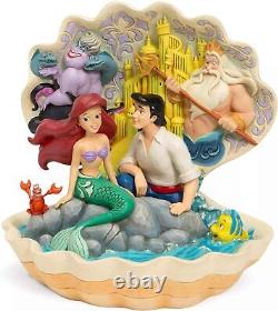 Enesco Disney Traditions Par Jim Shore Petite Sirène Shell Scene Figurine