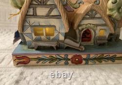 Enesco Disney Traditions Par Jim Shore Snow White Cottage Figurine, 4.875-inch