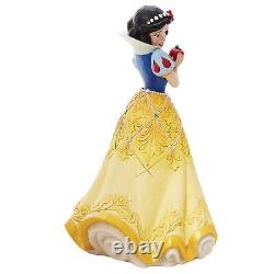 Enesco Disney Traditions par Jim Shore - Figurine Deluxe de Blanche-Neige tenant une pomme