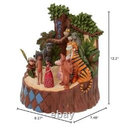 Enesco Disney Traditions par Jim Shore Figurine Le Livre de la Jungle sculptée avec cœur 7,87