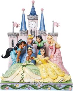 Enesco Disney Traditions par Jim Shore Figurine du Groupe de Princesses Devant le Château
