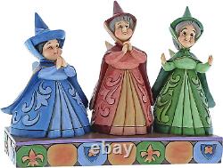 Enesco Disney Traditions par Jim Shore Figurine en Résine Pierre des Trois Fées, Mul