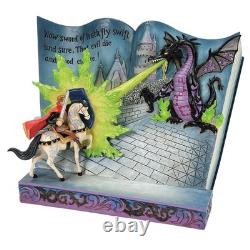 Enesco Disney Traditions par Jim Shore La Belle au bois dormant, le prince Philippe et Drago