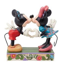 Enesco Disney Traditions par Jim Shore Mickey et Minnie Mouse Créant un Cœur Ha