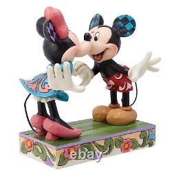 Enesco Disney Traditions par Jim Shore Mickey et Minnie Mouse Créant un Cœur Ha