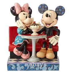 Enesco Disney Traditions par Jim Shore Mickey et Minnie Mouse Soda Shop