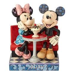 Enesco Disney Traditions par Jim Shore Mickey et Minnie Mouse Soda Shop