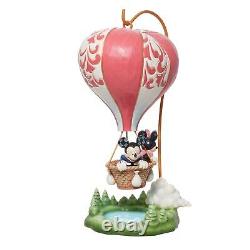 Enesco Disney Traditions par Jim Shore Mickey et Minnie Mouse en forme de cœur