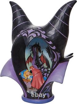 Enesco Disney Traditions par Jim Shore Scène de la couronne de Maléfique dans La Belle au bois dormant