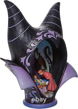 Enesco Disney Traditions par Jim Shore Scène de la couronne de Maléfique dans La Belle au bois dormant