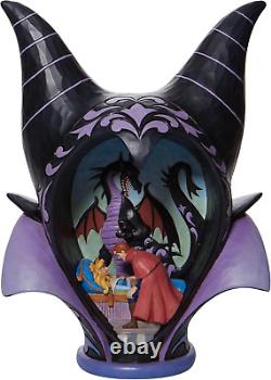 Enesco Disney Traditions par Jim Shore Scène de la couronne de Maléfique dans La Belle au bois dormant