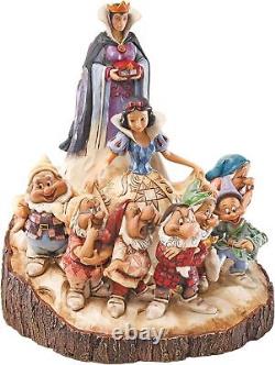 Enesco Disney Traditions par Jim Shore Sculpté par Coeur Blanche-Neige et les Sept Nains