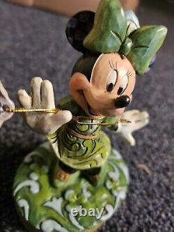 Enesco Disney Traditions par Jim Shore Souhaitant sur un Trèfle Minnie Mouse 4037517