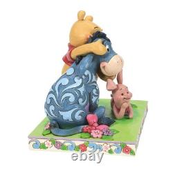 Enesco Disney Traditions par Jim Shore Winnie l’Ourson, Porcinet et Bourriquet Amis