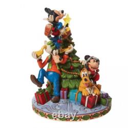 Enesco Jim Shore Disney Fab 5 Décorant l'Arbre #6008979