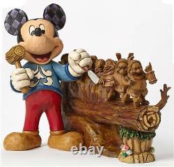 Enesco Jim Shore Disney Traditions 10ème Anniversaire Figurine Mickey et les Sept Nains