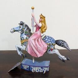Enesco Jim Shore Disney Traditions Aurora Princesse De Beauté Carousel Cheval