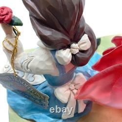 Enesco Jim Shore Disney Traditions Belle Rose Claire Excellent JAPON
