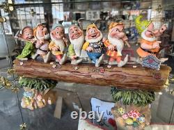 Enesco Jim Shore Disney Traditions Chef-d'œuvre musical des sept nains NIB 6005147