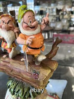 Enesco Jim Shore Disney Traditions Chef-d'œuvre musical des sept nains NIB 6005147
