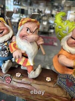 Enesco Jim Shore Disney Traditions Chef-d'œuvre musical des sept nains NIB 6005147