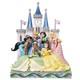 Enesco Jim Shore Disney Traditions Groupe De Princesses Devant Le Ch&acirc;teau 6013075 Nib
