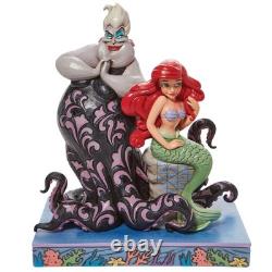 Enesco Jim Shore Disney Traditions La Petite Sirène Ariel et Ursula Figurine