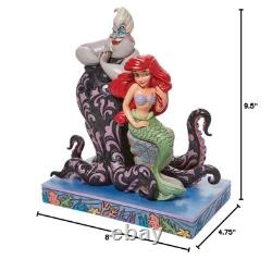 Enesco Jim Shore Disney Traditions La Petite Sirène Ariel et Ursula Figurine