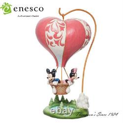 Enesco Jim Shore Disney Traditions Mickey & Minnie Cœur-Ballon 6011916 NIB