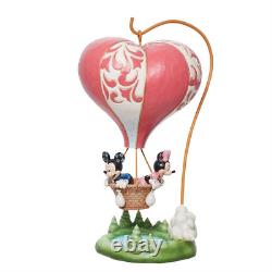 Enesco Jim Shore Disney Traditions Mickey & Minnie Cœur-Ballon 6011916 NIB