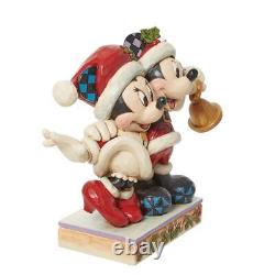 Enesco Jim Shore Disney Traditions Mickey & Minnie Figurine de Père Noël 6,69