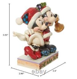 Enesco Jim Shore Disney Traditions Mickey & Minnie Figurine de Père Noël 6,69