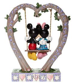 Enesco Jim Shore Disney Traditions Mickey & Minnie Sur Swing Nib # 6008328