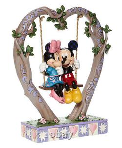 Enesco Jim Shore Disney Traditions Mickey & Minnie Sur Swing Nib # 6008328
