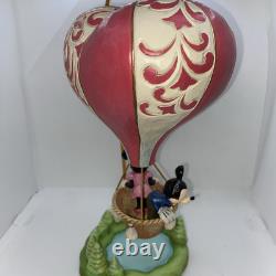 Enesco Jim Shore Disney Traditions Mickey et Minnie Ballon en forme de cœur 6011916 NIB