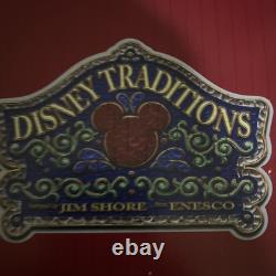 Enesco Jim Shore Disney Traditions Mickey et Minnie Ballon en forme de cœur 6011916 NIB