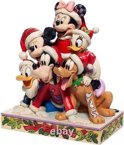 Enesco Jim Shore Disney Traditions Noël Mickey Mouse et ses amis