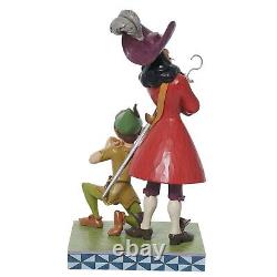 Enesco Jim Shore Disney Traditions Tous les jours Peter Pan et Hook Bien contre Mal