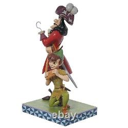 Enesco Jim Shore Disney Traditions Tous les jours Peter Pan et Hook Bien contre Mal