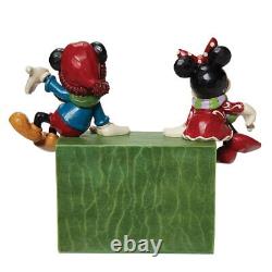 Enesco Jim Shore Traditions Disney Mickey & Minnie Bloc de Compte à Rebours Figurine