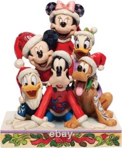 Enesco Jim Shore Traditions Disney Noël Mickey Mouse et ses Amis