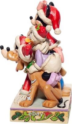 Enesco Jim Shore Traditions Disney Noël Mickey Mouse et ses Amis