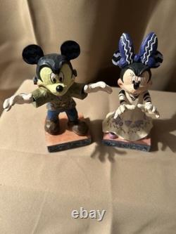 Ensemble Mickey et Minnie Halloween Jim Shore Disney Traditions