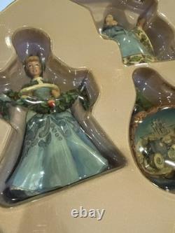 Ensemble d’ornements de Noël Disney Traditions Cendrillon, neuf dans sa boîte, Jim Shore Enesco
