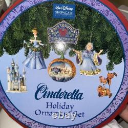 Ensemble d’ornements de Noël Disney Traditions Cendrillon, neuf dans sa boîte, Jim Shore Enesco